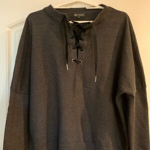 CeZele Charcoal Knit Sweater